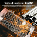Stainless Steel Rolling Grill Basket