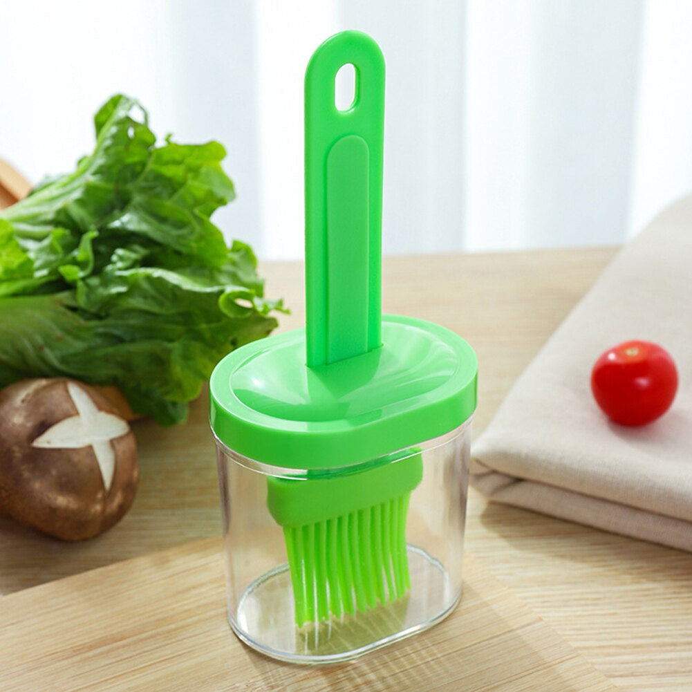 Heat-Resistant Silicone Oil Dispenser Brush