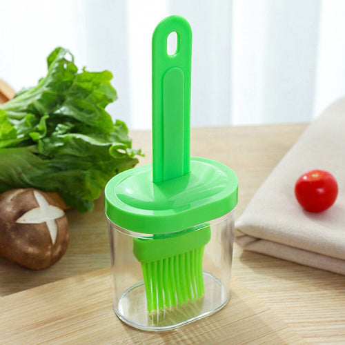 Heat-Resistant Silicone Oil Dispenser Brush