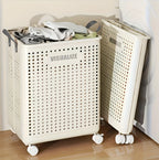 Collapsible Wheeled Laundry Basket