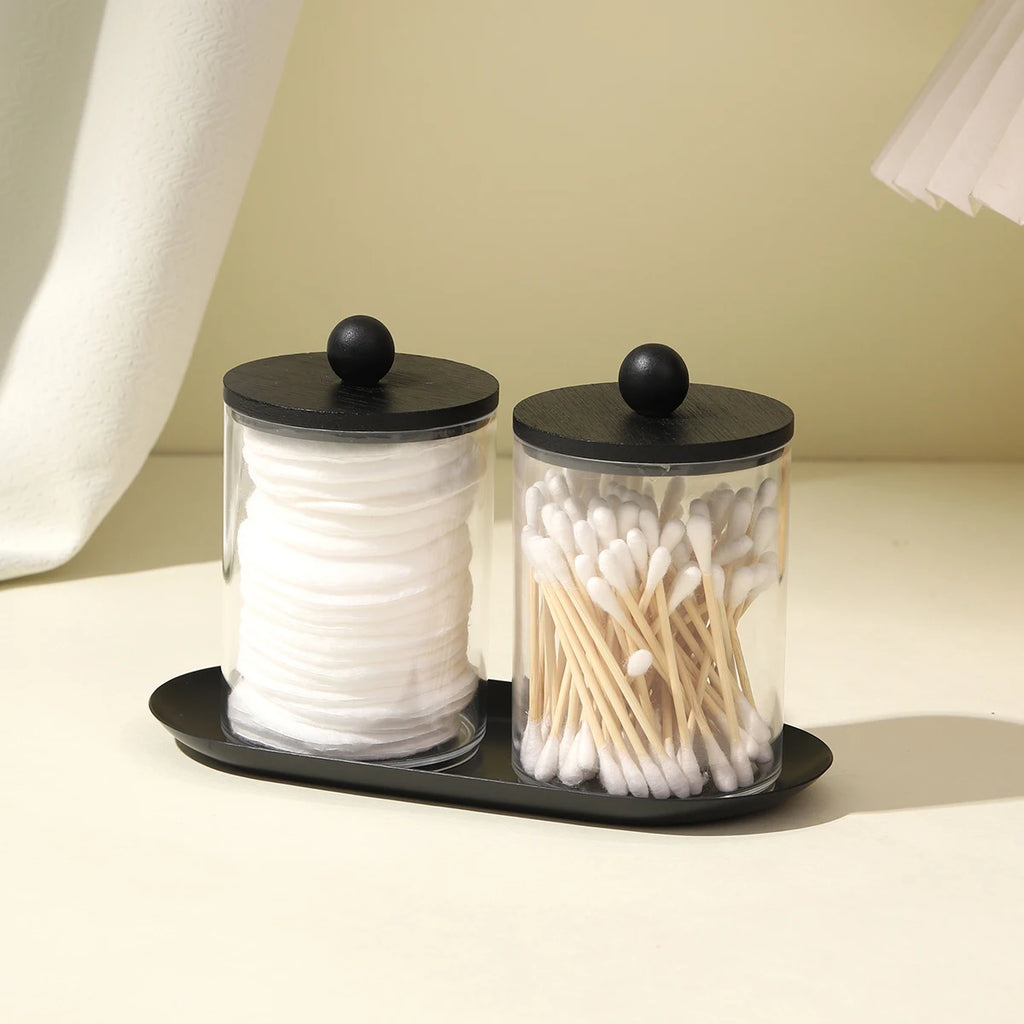 2-Piece Bathroom Vanity Organizer Set
Bathroom vanity organizer, Cotton swab holder, Q-tip holder, Bathroom countertop organizer, Cotton pad organizer, Cotton ball container, Bathroom storage jars, Vanity storage containers, Clear bathroom organizer, Makeup organizer, Bathroom accessories organizer, Countertop storage container, Bathroom canister set, Vanity organizer set