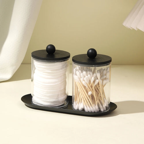 2-Piece Bathroom Vanity Organizer Set
Bathroom vanity organizer, Cotton swab holder, Q-tip holder, Bathroom countertop organizer, Cotton pad organizer, Cotton ball container, Bathroom storage jars, Vanity storage containers, Clear bathroom organizer, Makeup organizer, Bathroom accessories organizer, Countertop storage container, Bathroom canister set, Vanity organizer set