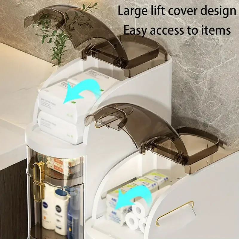 NookGlide™ Slim Rolling Bathroom Organizer
