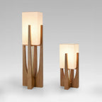 Japanese Wabi-Sabi Organic Floor Lamp – Sculptural Natural Design