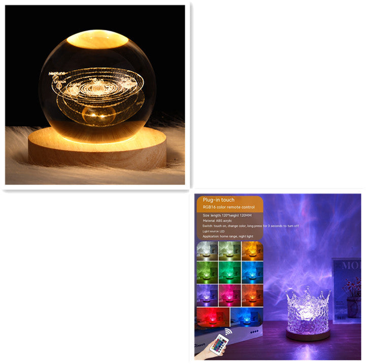 16-Color Water Ripple Ambient Lamp