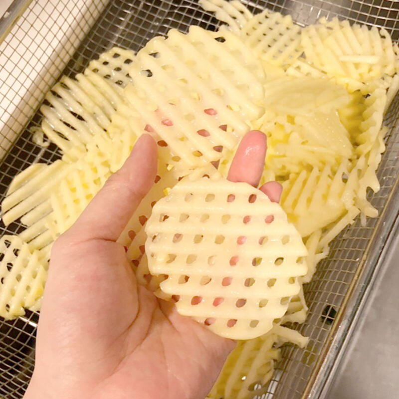 Waffle Cut Potato Slicer