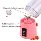 Mini Juice & Smoothie Blender – 6 Blade USB Rechargeable Mixer Cup