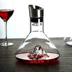 Elegant 1500ML Wine Decanter with Built-In Aerator