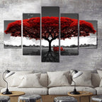 Modern Landscape Canvas Wall Art Set – 5 Piece Home Décor Collection