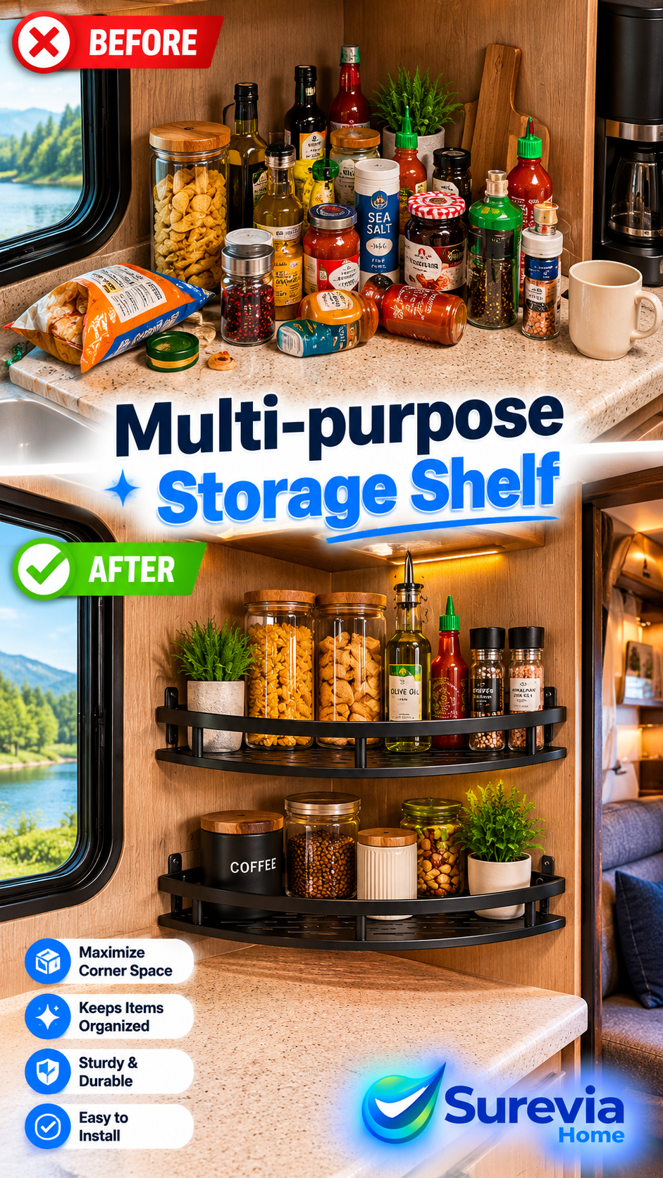 Multi-Purpose Storage Shelf