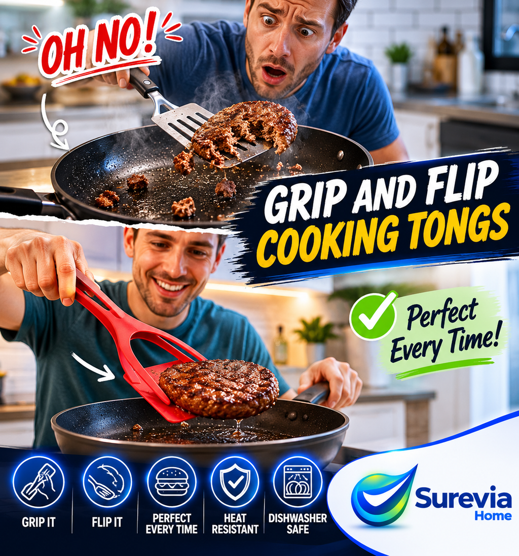 Grip & Flip Cooking Tongs