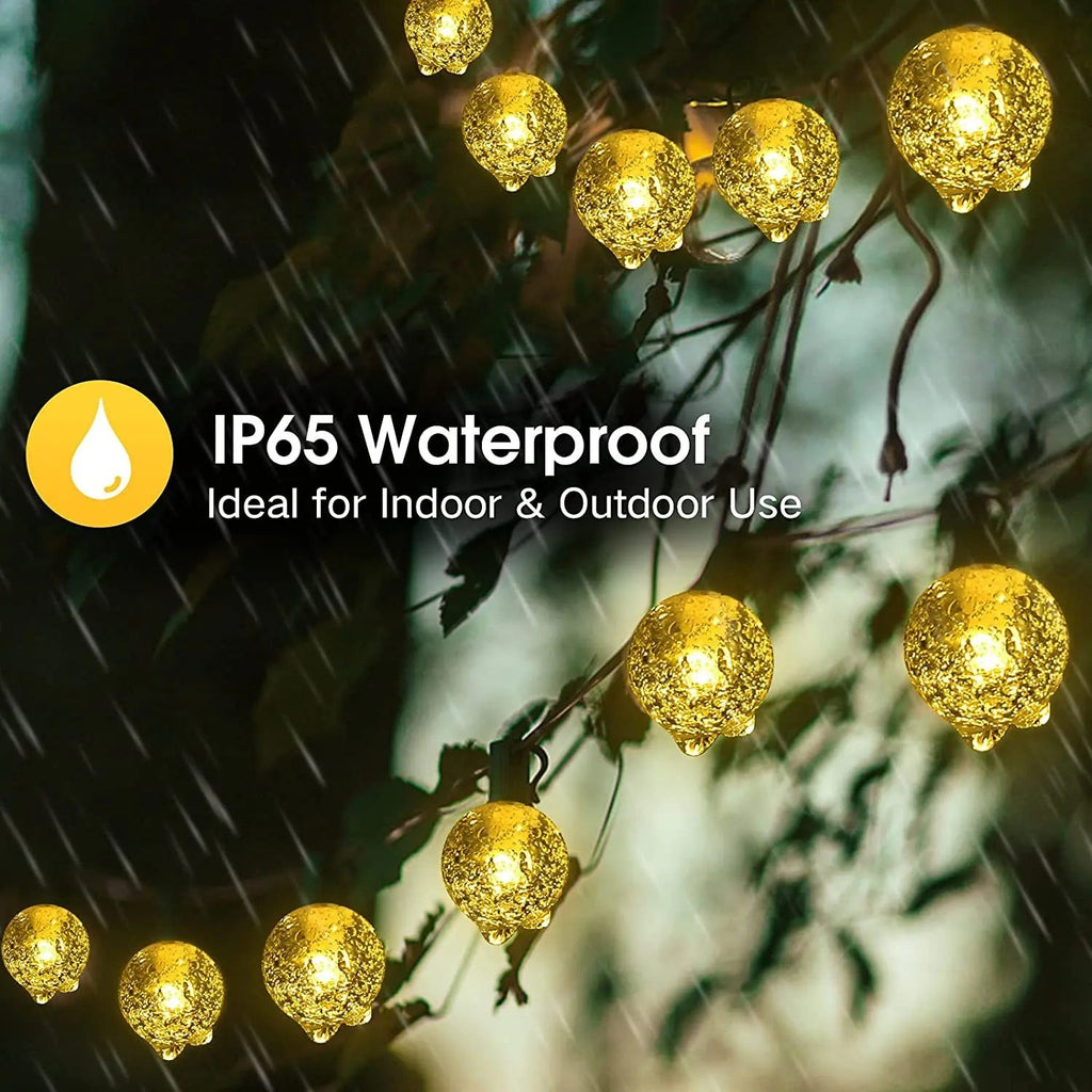SolarGlow™ Outdoor Solar Globe String Lights