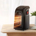 Compact Plug-In Fan Heater with Thermostat