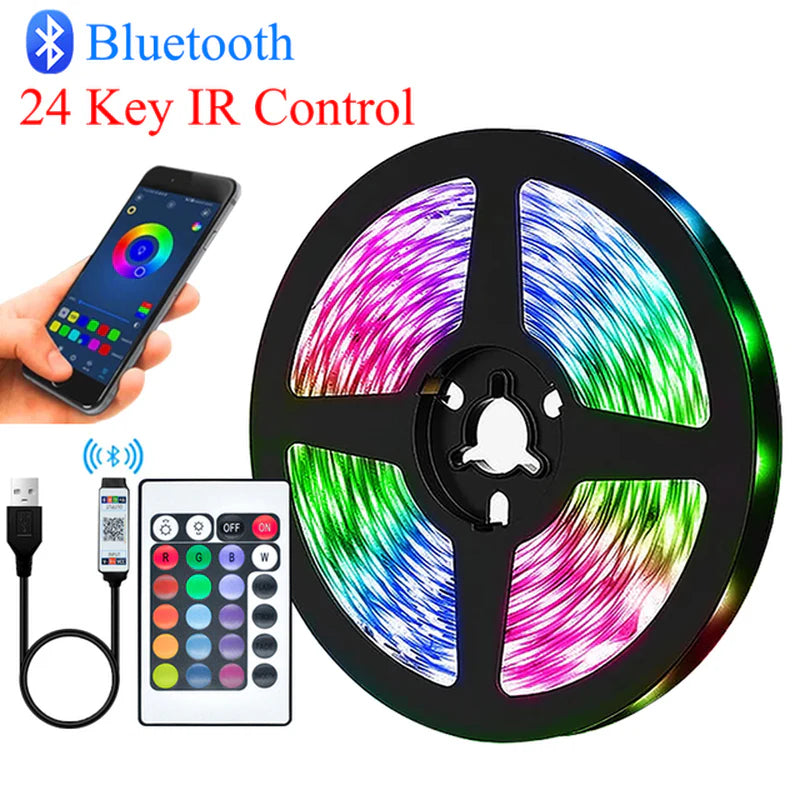 Bluetooth-Controlled LED Accent Lighting