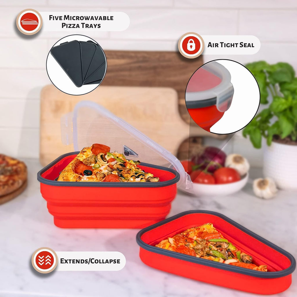 PizzaBox™ Space-Saving Pizza Storage Container