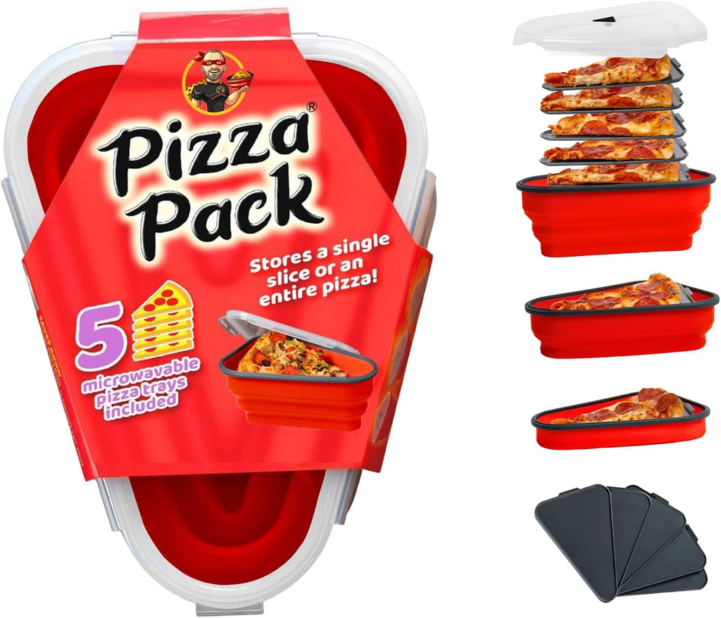 PizzaBox™ Space-Saving Pizza Storage Container