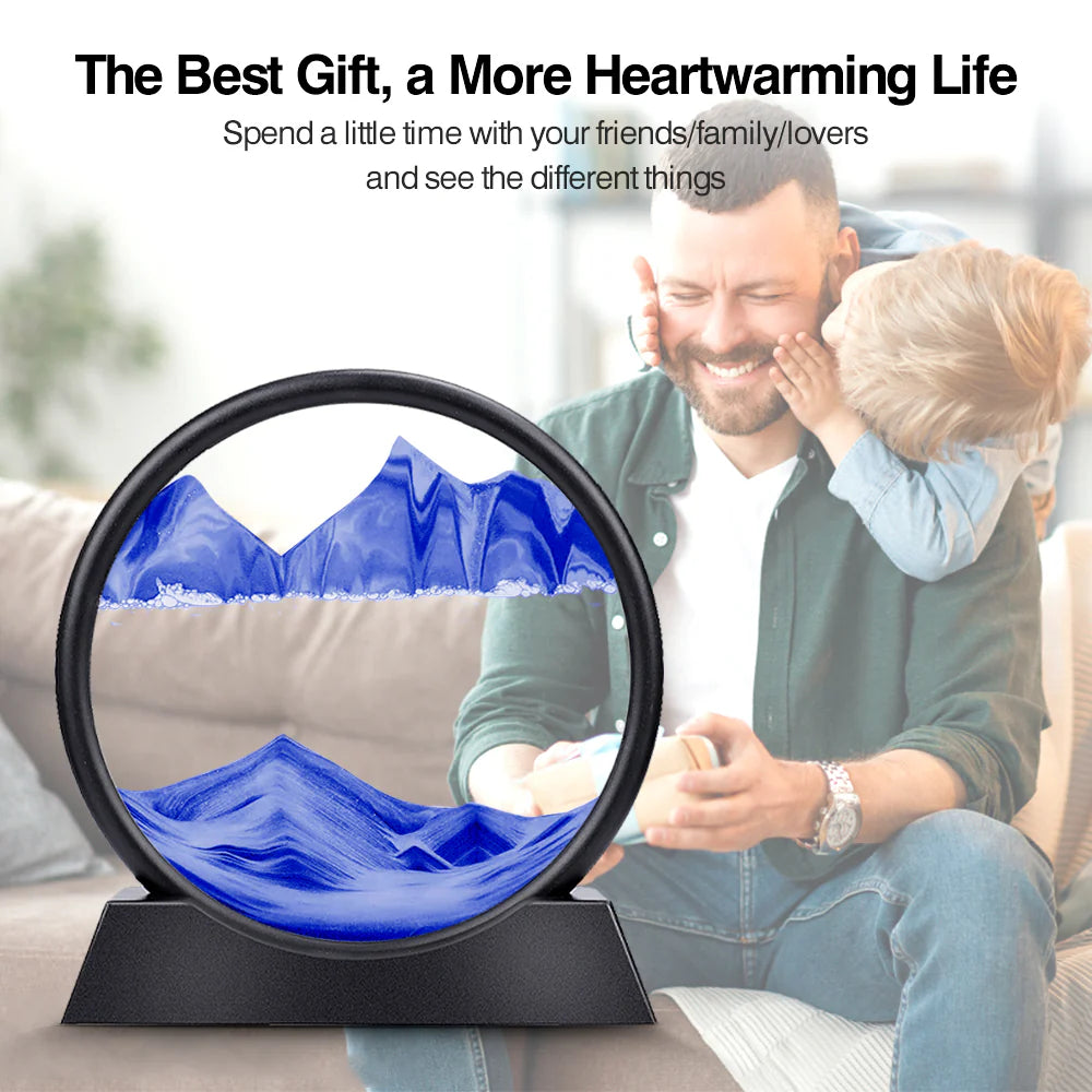 3D Flowing Sand Picture Frame