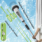 TurboScrub Pro™ Cordless Spin Scrubber with 8 Brush Heads & Long Handle