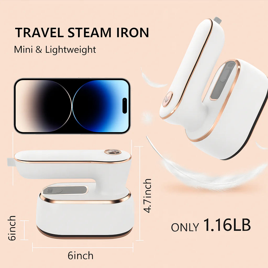 Portable Garment Steamer & Wrinkle Remover