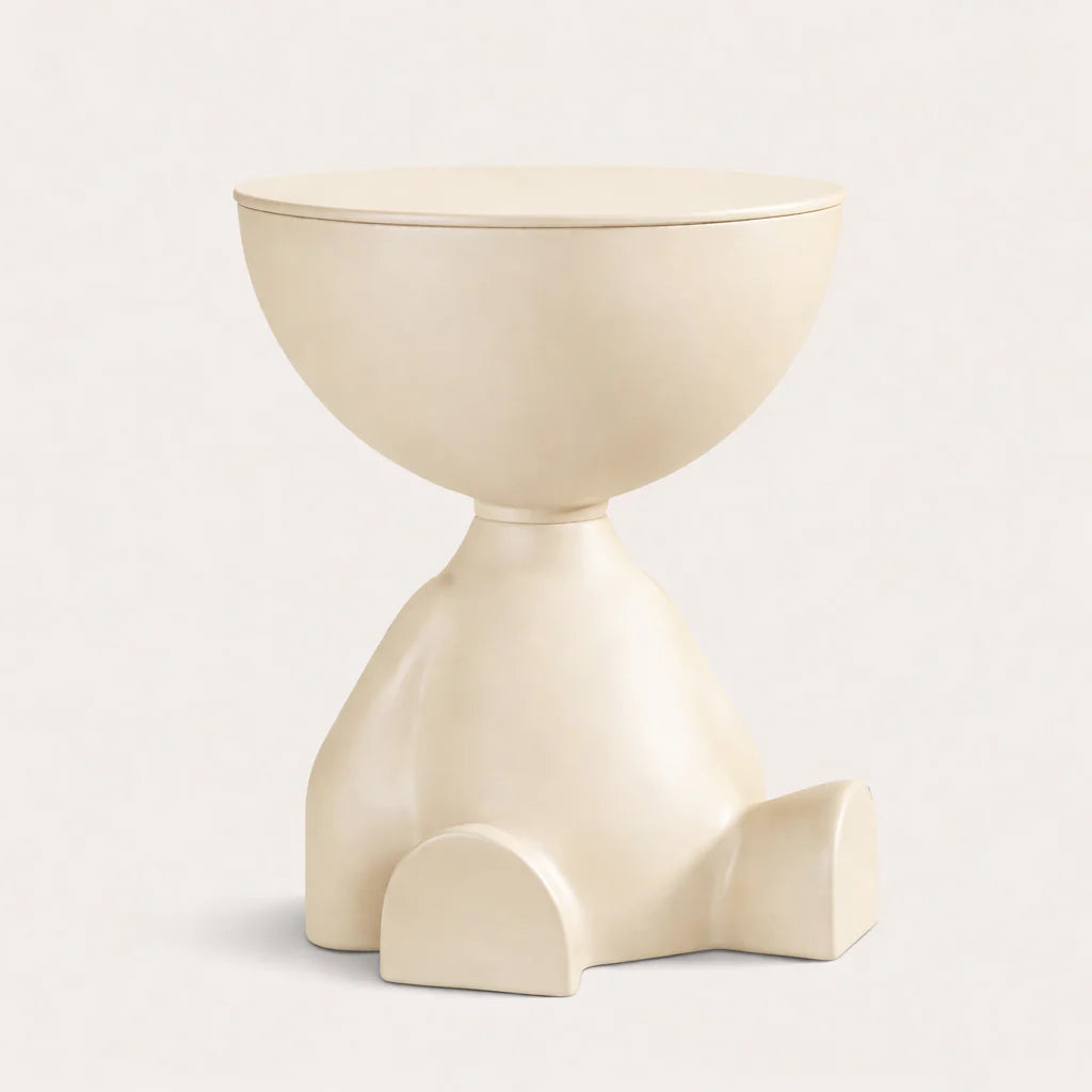 Multifunctional Black Accent Table – Original Resin Design