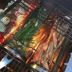 Stainless Steel Rolling Grill Basket