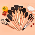 ChefEase™ Premium 12-Piece Silicone Kitchen Utensil Set