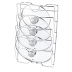 Kitchen Organizer Rack Wall Hanging Pot Cover Rack Five-Layer Pot Lid Metal Rust-Free Multifunctional Rack Pot Lid Storage Rack