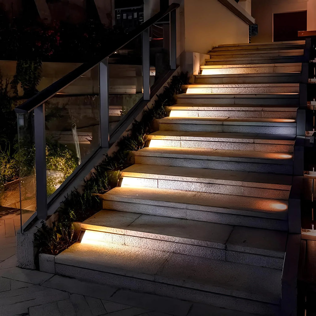 Modern Solar Stair Lights – Waterproof Outdoor LED Step Lighting