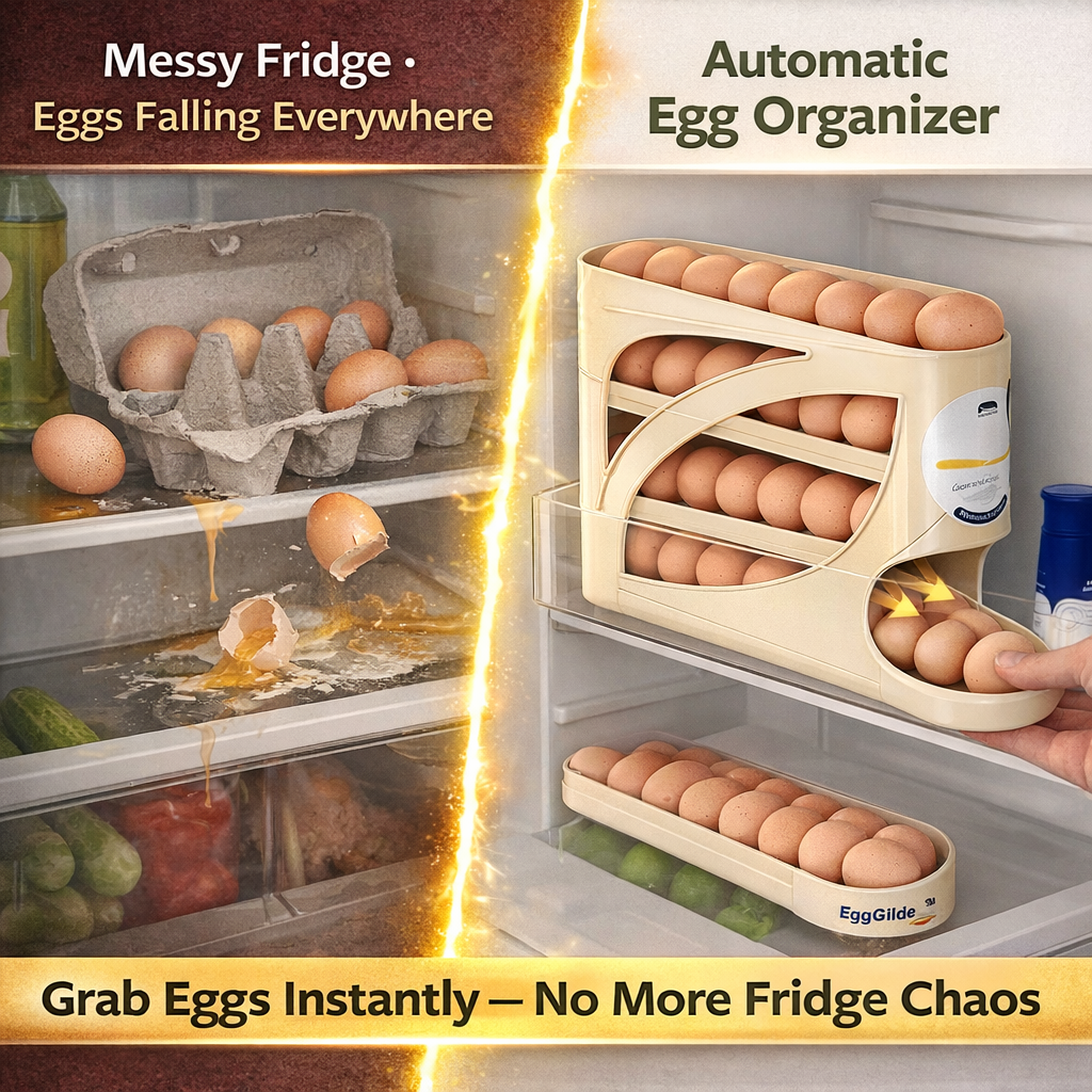 Eggglide™ Rolling Egg Storage Tray