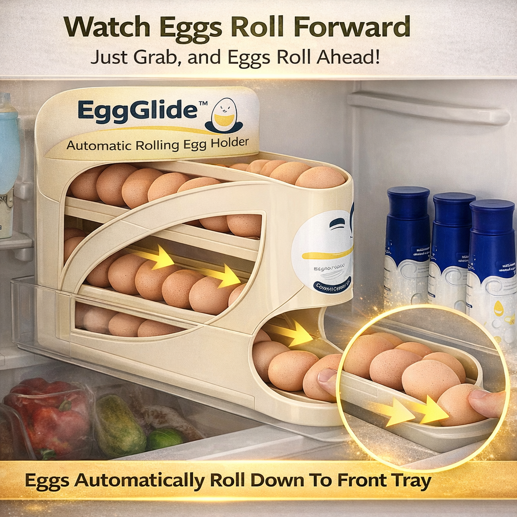 Eggglide™ Rolling Egg Storage Tray