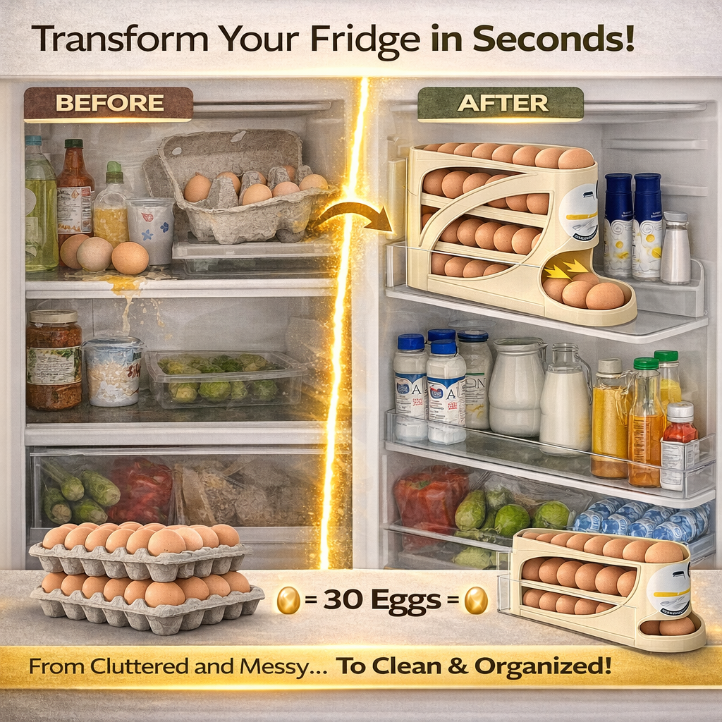 Eggglide™ Rolling Egg Storage Tray