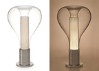 Designer Glass Lava Accent Lamp