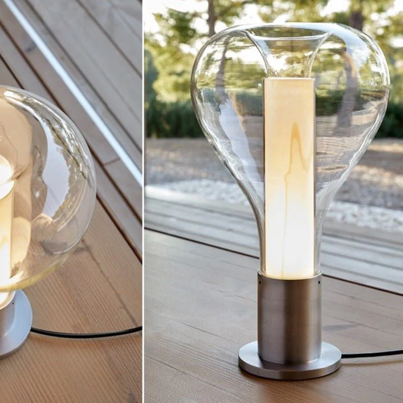 Designer Glass Lava Accent Lamp