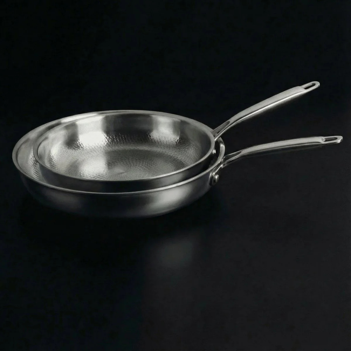 TitanForge Hammered Titanium Pan Duo