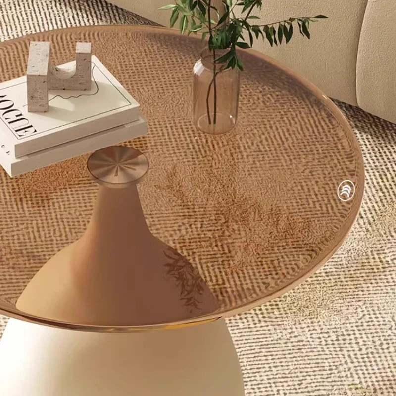 Varellia Round Glass Side Table
