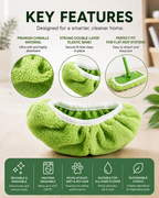 SmartMop Reusable Microfiber Mop Pads
