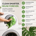 SmartMop Reusable Microfiber Mop Pads
