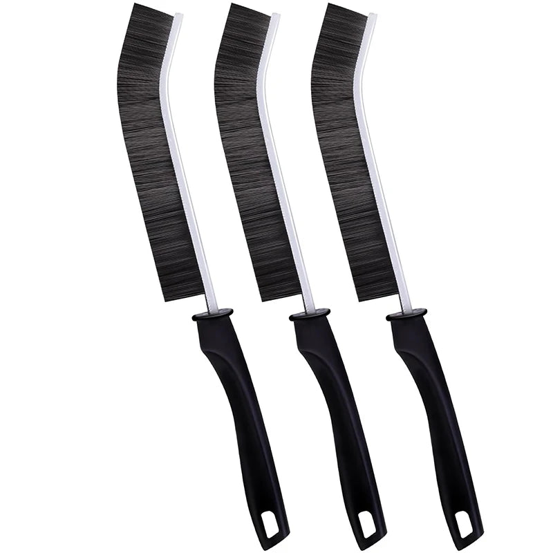 3Pcs Hard Bristle Crevice Cleaning Brush Gap Cleaning Brush Corner Cleaning Brush Kitchen Window Cleaning Brush JT357