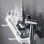 Shower Bar, Shower Head, Storage Rack, Lifting Shower Tray, Non Perforated Multifunctional Bathroom Storage Rack