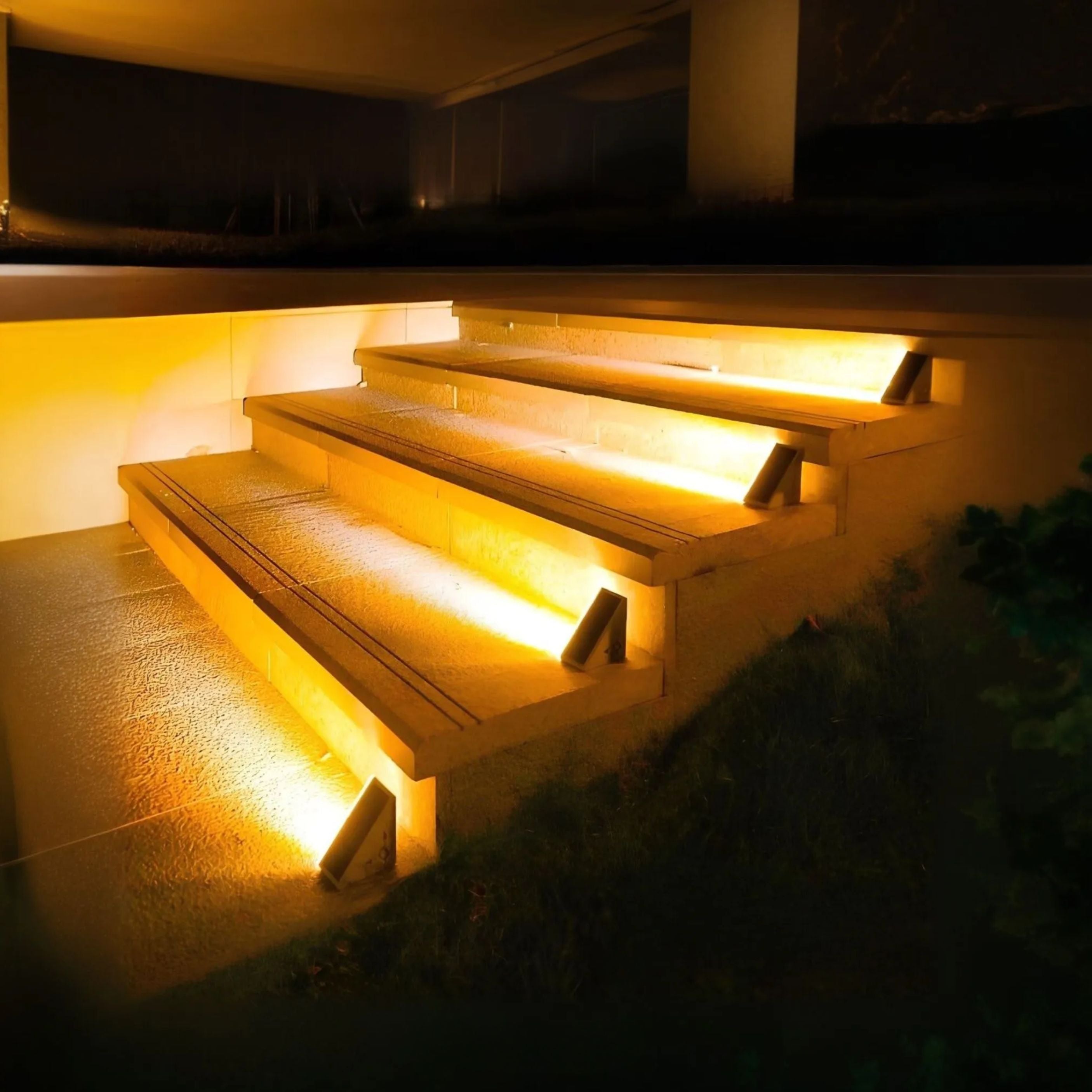 Modern Solar Stair Lights – Waterproof Outdoor LED Step Lighting