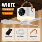 Portable Rechargeable USB Fan with Remote Control