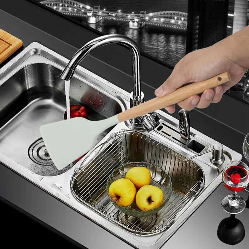 ChefEase™ Premium 12-Piece Silicone Kitchen Utensil Set