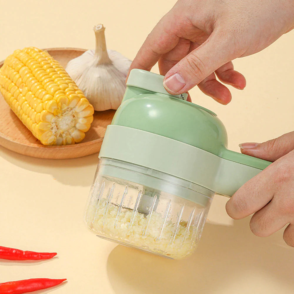 Multi-Function Electric Food Chopper & Vegetable Slicer