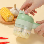 Multi-Function Electric Food Chopper & Vegetable Slicer