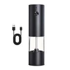 Electric Automatic Salt and Pepper Grinder Set with Led Light Grinder Set Spice Mill Adjustable Spices Grinder Kitchen Tools