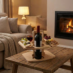 Luxury Outdoor Wooden Wine and Aperitif Table