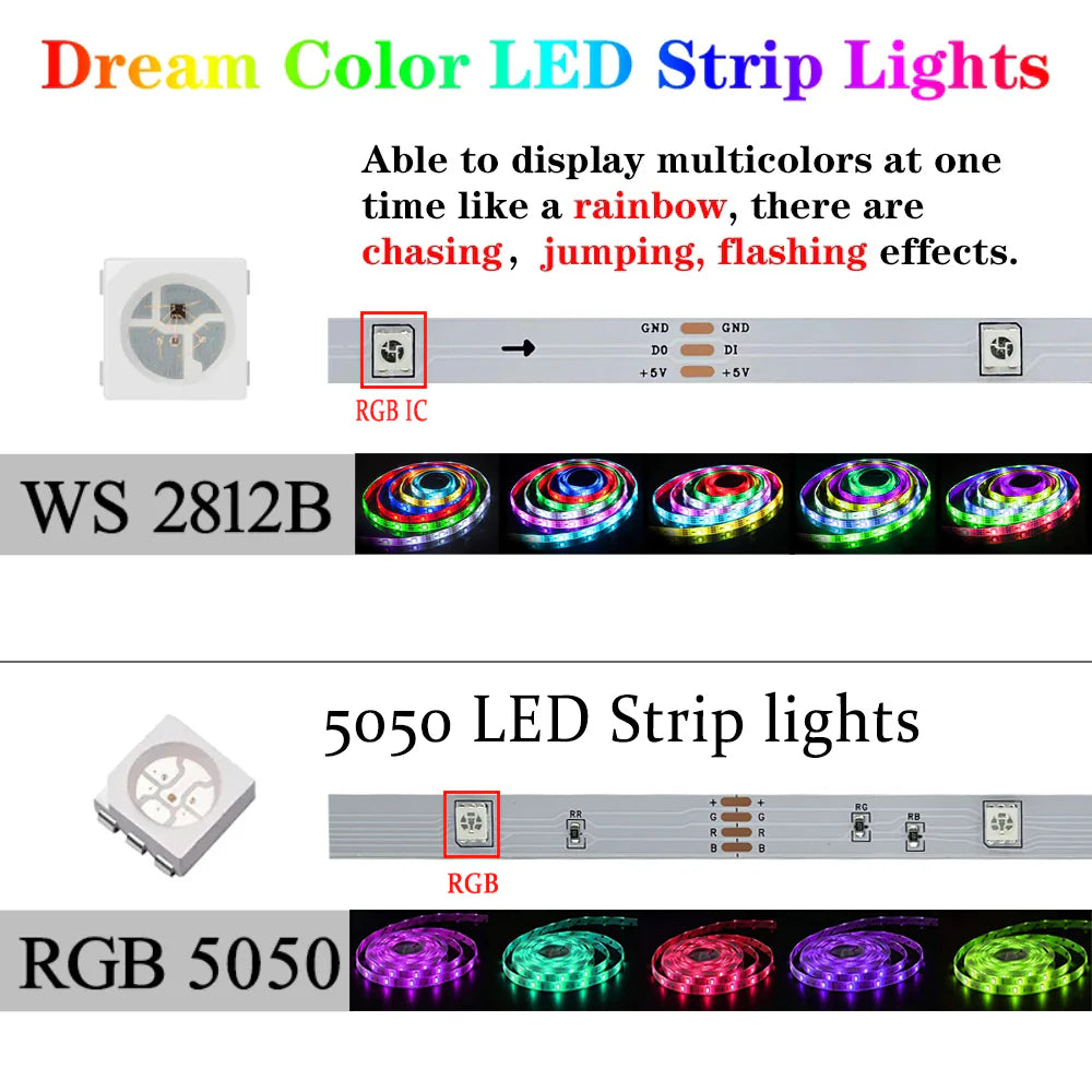 Bluetooth-Controlled LED Accent Lighting