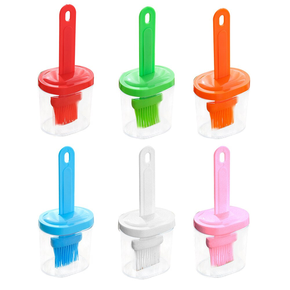 Heat-Resistant Silicone Oil Dispenser Brush