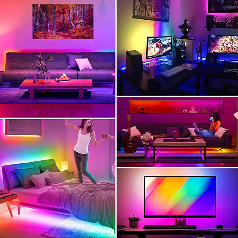 Bluetooth-Controlled LED Accent Lighting