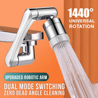 Dual-Mode Swivel Faucet Aerator with 1080° Rotation